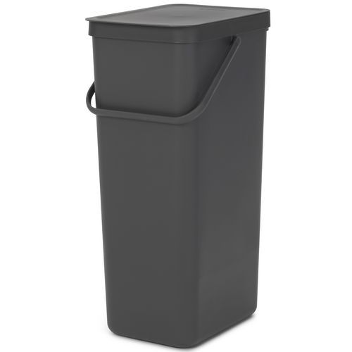 Poubelle Sort&Go 40L, Brabantia, Gris Poubelle Sort&Go 40L, Brabantia, Gris