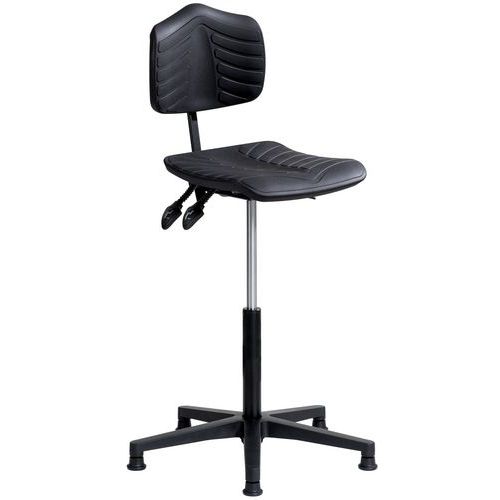 Bureaustoel Ergosoft zitting hoog zitting polyamide glijders - Sofame Bureaustoel Ergosoft zitting hoog zitting polyamide glijders - Sofame
