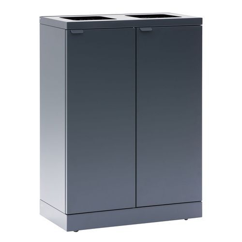 Afvalscheidingsunit Bica 867 2x65 liter antraciet - Bica Afvalscheidingsunit Bica 867 2x65 liter antraciet - Bica