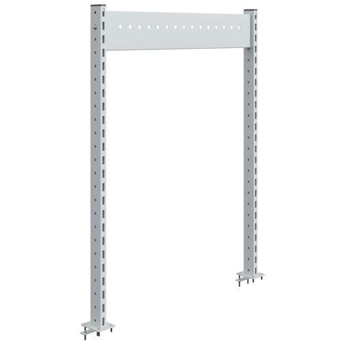 Staanders met dwarsbalk voor werktafel - Sofame Staanders met dwarsbalk voor werktafel - Sofame