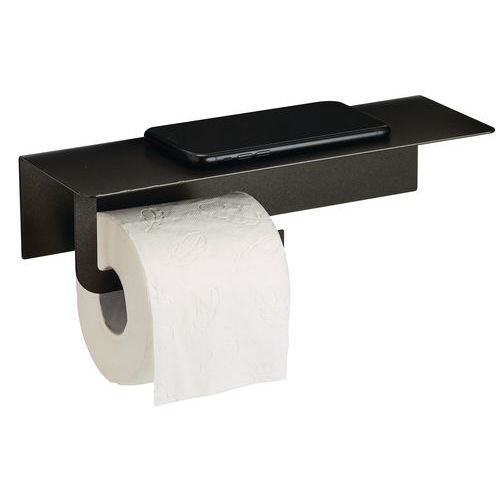 Toiletpapierrolhouder met Epure legplank - Rossignol Toiletpapierrolhouder met Epure legplank - Rossignol