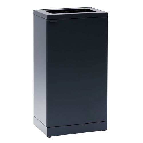 Afvalbak open Bica 857 95 liter zwart - Bica Afvalbak open Bica 857 95 liter zwart - Bica