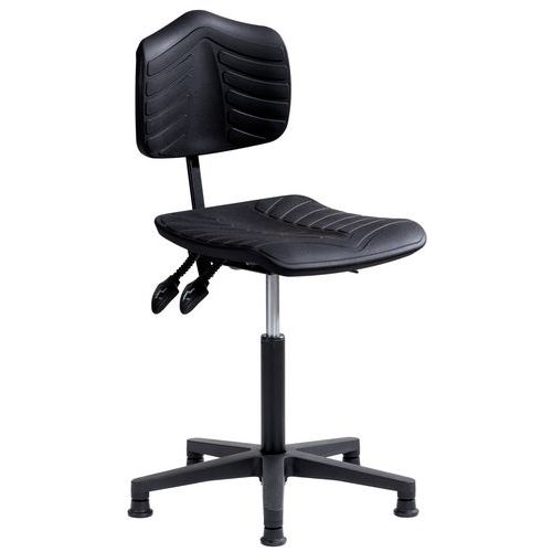 Bureaustoel Ergosoft polyamide onderstel medium op glijders - Sofame Bureaustoel Ergosoft polyamide onderstel medium op glijders - Sofame