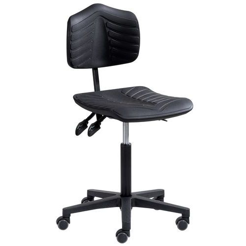 Bureaustoel Ergosoft polyamide medium zitting zwenkwielen - Sofame Bureaustoel Ergosoft polyamide medium zitting zwenkwielen - Sofame