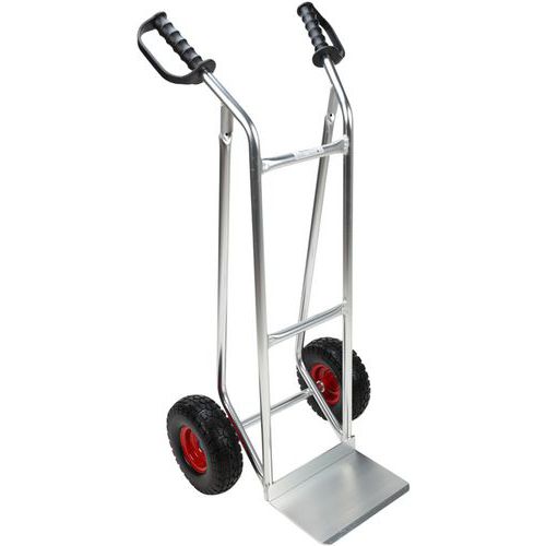 Steekwagen aluminium 200 kg - Lekbestendige banden - Manutan Expert Steekwagen aluminium 200 kg - Lekbestendige banden - Manutan Expert