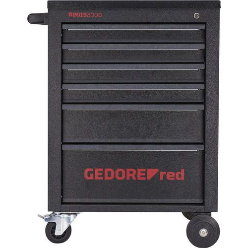 Gereedschapwagen MECHANIC 6 laden, zwart, mat R20152006 - GedoreRed
