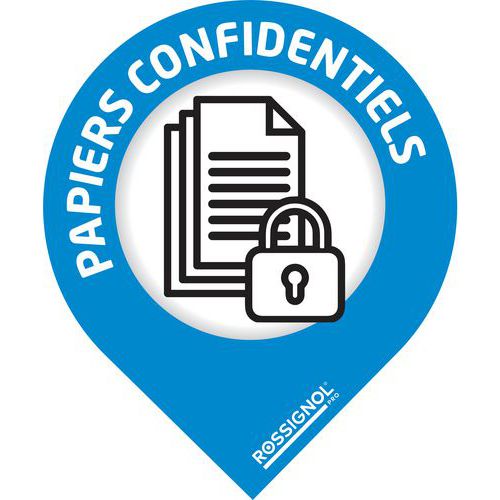 Sticker - papiers confidentiels - Rossignol Sticker - papiers confidentiels - Rossignol