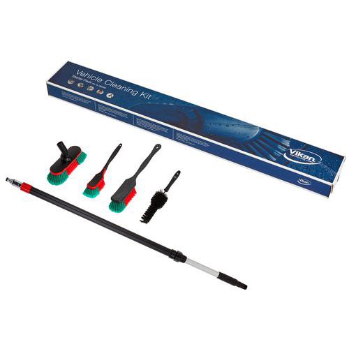 Autowasborstelset 990054 met Gardena aan/uit-aansluiting - Vikan Autowasborstelset 990054 met Gardena aan/uit-aansluiting - Vikan
