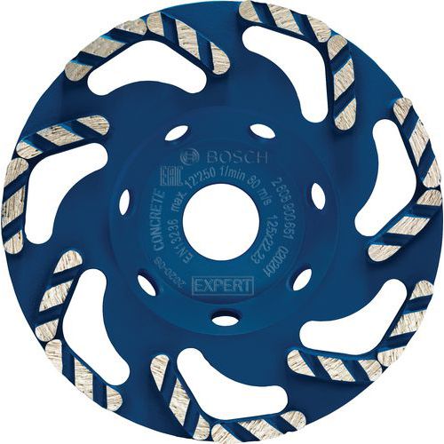 Diamantkomschijf EXPERT Best for Concrete 125 mm - Bosch Diamantkomschijf EXPERT Best for Concrete 125 mm - Bosch