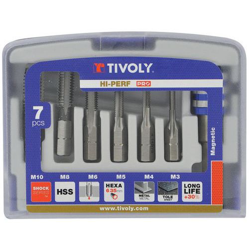 Coffret Tarauds HSS shock serie - Tivoly