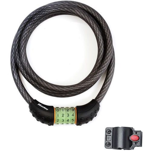 Fietsslot Met Night Glow Combinatieslot - Master Lock