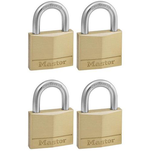 Hangslot 50 Mm Met Sleutel Van Massief Messing - 25 Mm - Master Lock