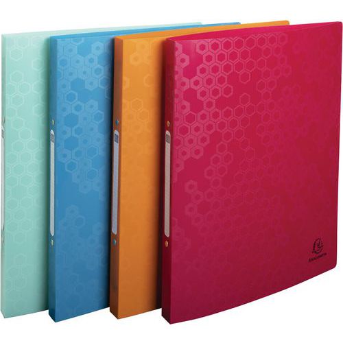 Classeur à 2 anneaux en polypropylène Maia x20 assortis - Exacompta Classeur à 2 anneaux en polypropylène Maia x20 assortis - Exacompta