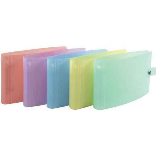 Classeur pour fiches bristol x 10 assortis - Exacompta Classeur pour fiches bristol x 10 assortis - Exacompta