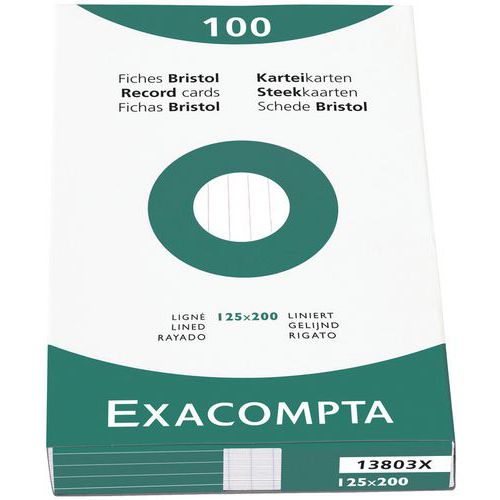 Steekkaart Gelijnd - Exacompta