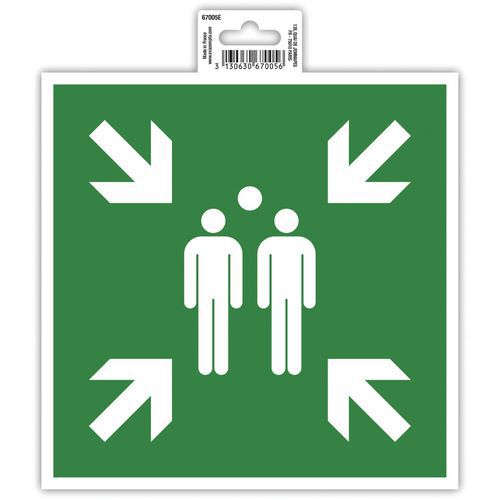 Paneel zelfklevend verzamelpunt groen - Exacompta Paneel zelfklevend verzamelpunt groen - Exacompta