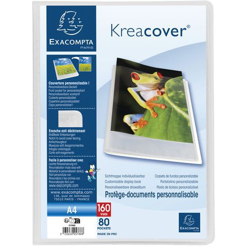 Showalbum Kreacover in halfharde polypropyleen - Exacompta Showalbum Kreacover in halfharde polypropyleen - Exacompta