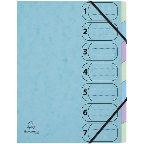 Trieur Harmonika lot de 8 assortis- Exacompta Trieur Harmonika lot de 8 assortis- Exacompta
