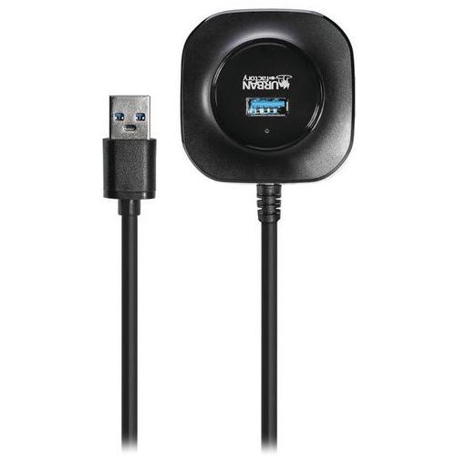 Hub USB 2.0 hoge snelheid 4 USB 3.0-poorten - Urban Factory Hub USB 2.0 hoge snelheid 4 USB 3.0-poorten - Urban Factory