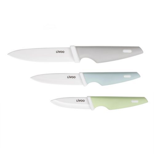 Keramisch Mes - Set Van 3 Stuks - Livoo