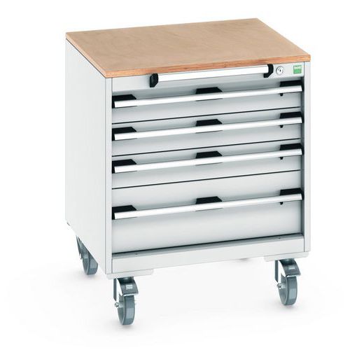 Verrijdbare ladekast Cubio SLR-666-4.1 - Bott