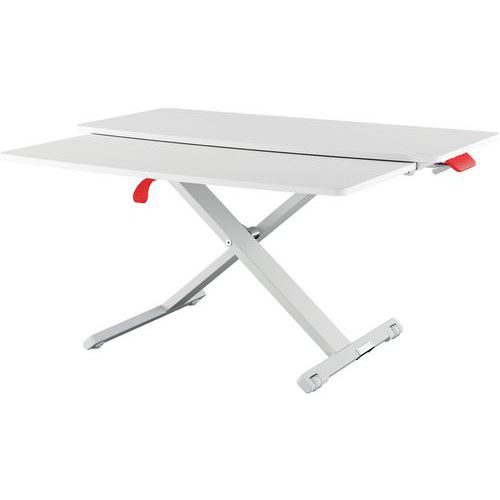 Zit/Sta verhoger met schuiflade Ergo Cosy - Leitz Zit/Sta verhoger met schuiflade Ergo Cosy - Leitz