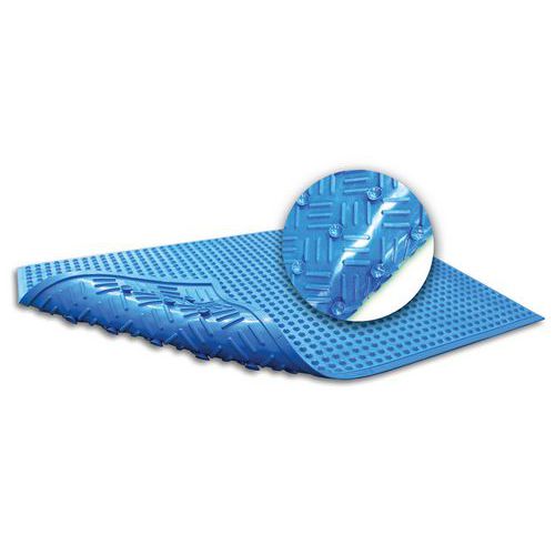 Ergonomische mat, gecertificeerd voor voedselverwerking, van zuiver rubber Ergonomische mat, gecertificeerd voor voedselverwerking, van zuiver rubber