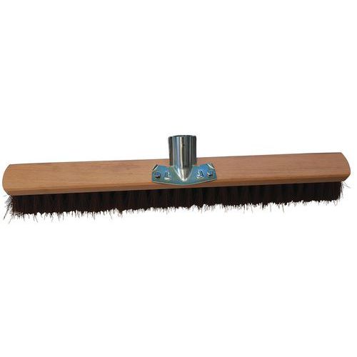 Houten bezem met synthetische PET-kokosharen - Maine Brosserie Houten bezem met synthetische PET-kokosharen - Maine Brosserie