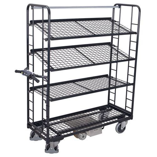Elektrische wagen B-Well - 4 gaaslegborden - 250 kg - Actiwork Elektrische wagen B-Well - 4 gaaslegborden - 250 kg - Actiwork
