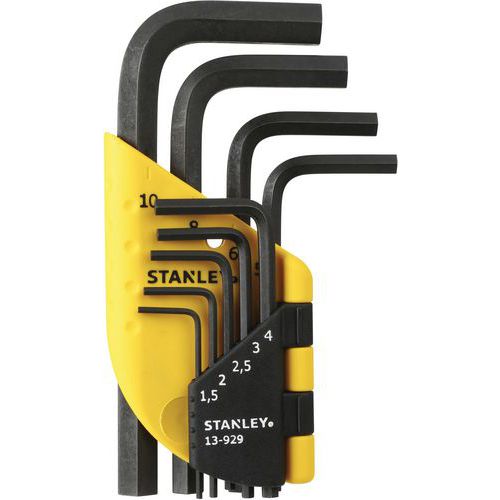 Inbussleutel 1.5 tot 10 mm 9 stuks - Stanley Inbussleutel 1.5 tot 10 mm 9 stuks - Stanley
