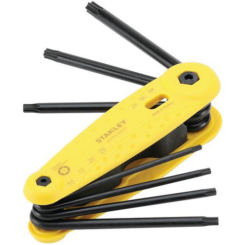 Combiset van 7 tamperproof Torx stiftsleutels - Stanley Combiset van 7 tamperproof Torx stiftsleutels - Stanley