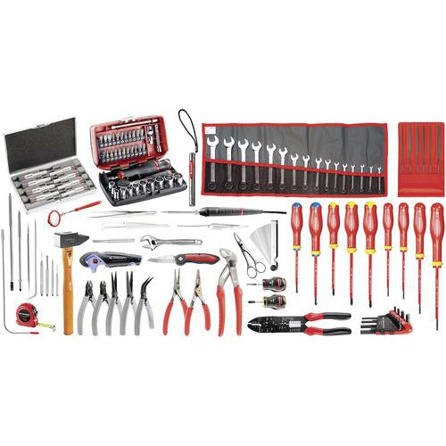 Sélection électromécanique 120 outils, livrée sans contenant Sélection électromécanique 120 outils, livrée sans contenant