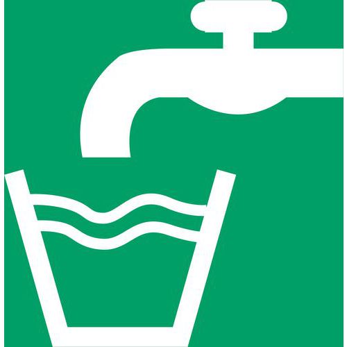 Panneau pictogramme eau potable - Djois Made By Tarifold Panneau pictogramme eau potable - Djois Made By Tarifold
