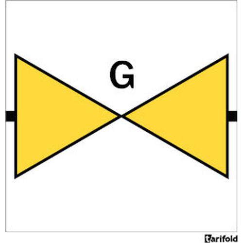 Panneau d'information - Connection au Gaz - Djois Made By Tarifold Panneau d'information - Connection au Gaz - Djois Made By Tarifold