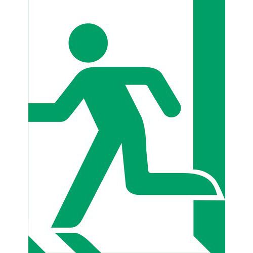 Pictogram Nooduitgang links - 150 x 150 mm - Jalema Pictogram Nooduitgang links - 150 x 150 mm - Jalema