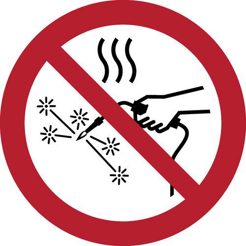 Pictogram Ontstekingsbronnen verboden Pictogram Ontstekingsbronnen verboden