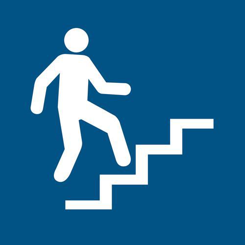 Panneau d'information - Escalier vers le haut - Djois Made By Tarifold Panneau d'information - Escalier vers le haut - Djois Made By Tarifold
