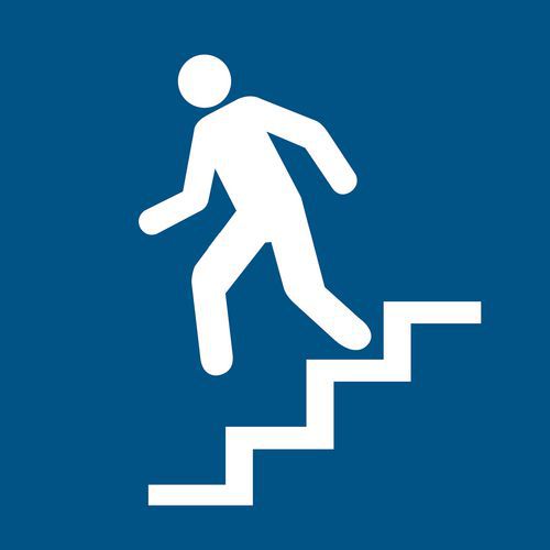 Pictogram Trap omlaag Pictogram Trap omlaag