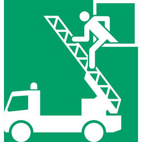 Panneau pictogramme fenetre de secours - Djois Made By Tarifold Panneau pictogramme fenetre de secours - Djois Made By Tarifold