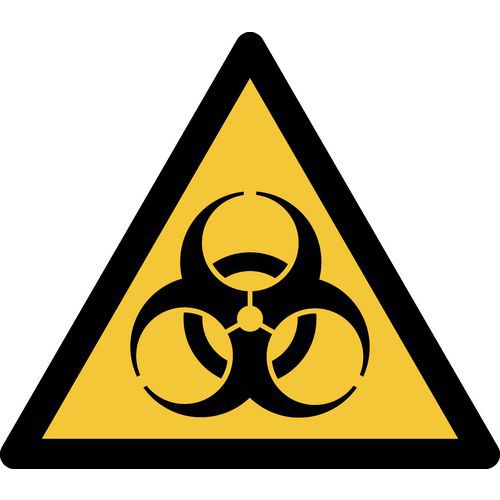 Pictogram Waarschuwing: biologisch gevaar Pictogram Waarschuwing: biologisch gevaar