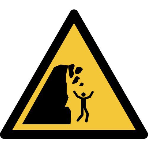 Panneau pictogramme Falaise Instable - Djois Made By Tarifold Panneau pictogramme Falaise Instable - Djois Made By Tarifold
