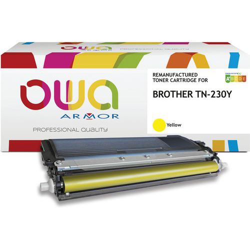 Toner refurbished BROTHER TN-230Y - OWA Toner refurbished BROTHER TN-230Y - OWA