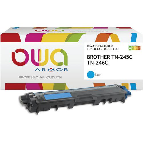 Toner refurbished BROTHER TN-245C - TN-246C - OWA Toner refurbished BROTHER TN-245C - TN-246C - OWA