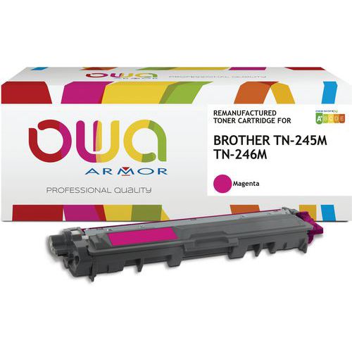 Toner remanufacturé BROTHER TN-245M - TN-246M - OWA Toner remanufacturé BROTHER TN-245M - TN-246M - OWA