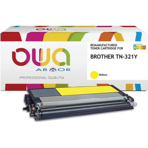 Toner refurbished BROTHER TN-321Y - OWA Toner refurbished BROTHER TN-321Y - OWA