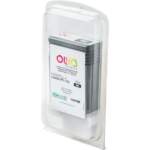 Inkjetcartridge refurbished Plotter CANON PFI-102 - OWA Inkjetcartridge refurbished Plotter CANON PFI-102 - OWA
