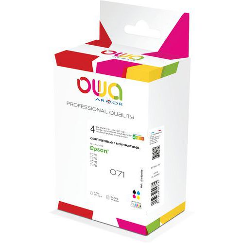 Inkjetcartridge refurbished EPSON T071-T089 - OWA Inkjetcartridge refurbished EPSON T071-T089 - OWA