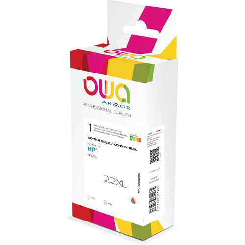 Inkjetcartridge refurbished HP 22XL - OWA Inkjetcartridge refurbished HP 22XL - OWA