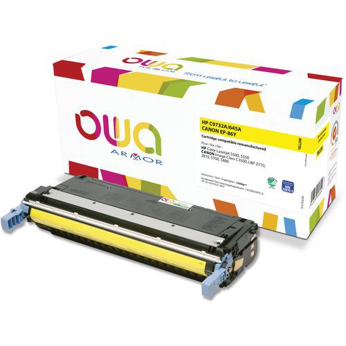 Toner refurbished HP C9732A - CANON EP-86 Y - OWA Toner refurbished HP C9732A - CANON EP-86 Y - OWA