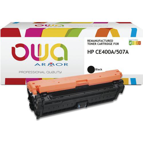 Toner refurbished HP CE270A - OWA Toner refurbished HP CE270A - OWA